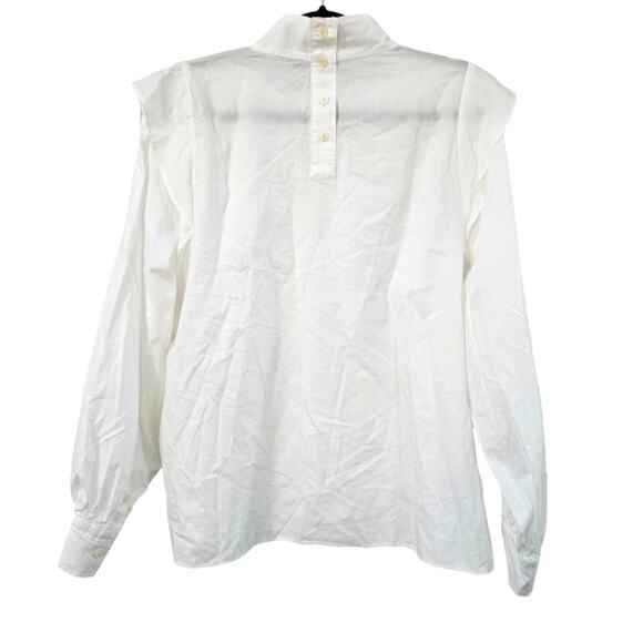 Everlane The Wing-Shoulder Mockneck Top NWT Size 14 - Picture 8 of 8